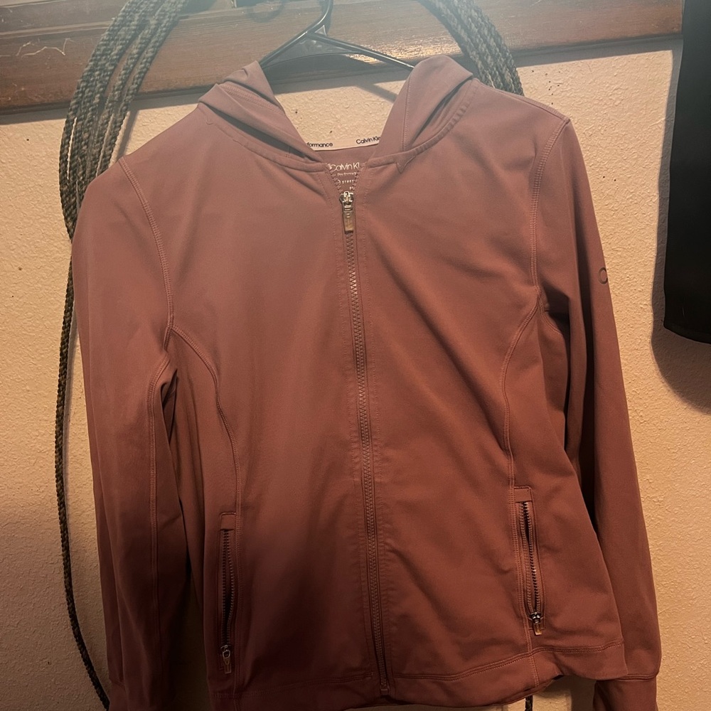 Calvin Klein Performance Pink Utility Jacket